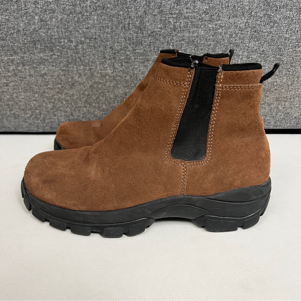 Lands End Women’s Slip On Chelsea Style Boots